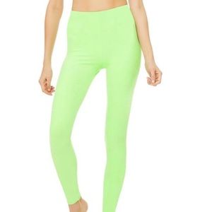Alo Yoga Alosoft neon leggings